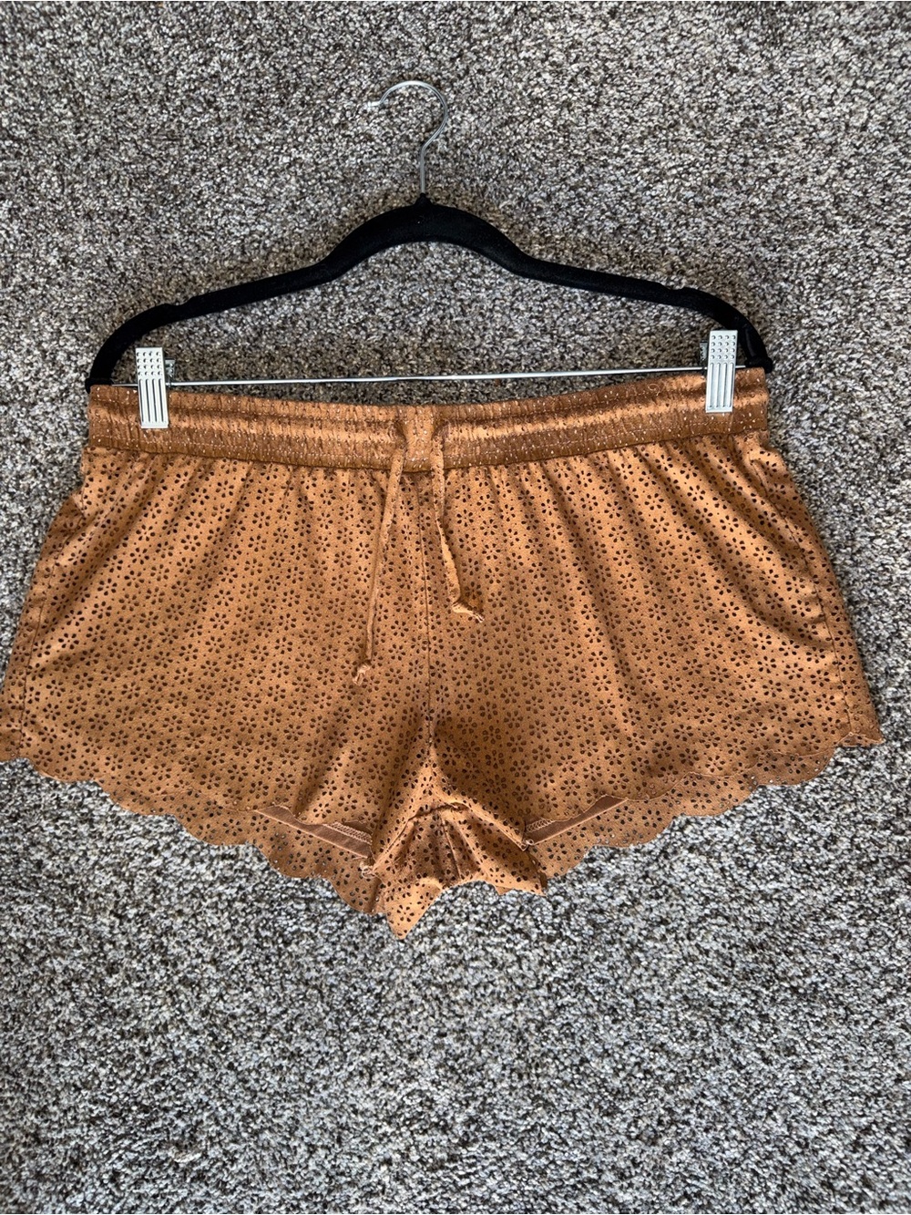 Mudd Brown drawstring shorts